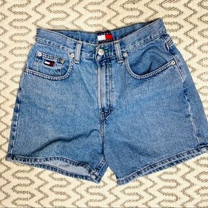 Vintage Tommy Hilfiger High Rise Wedgie Jean Short